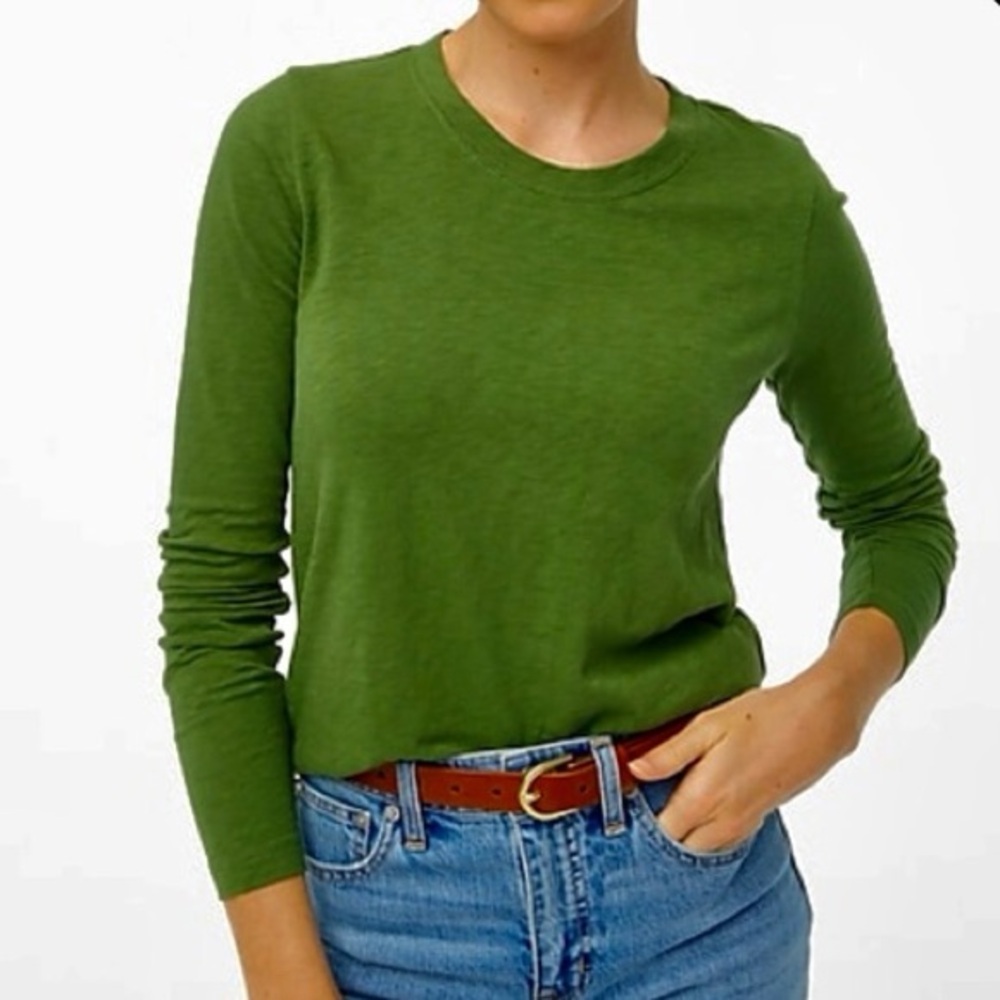 Banana Republic Olive Green Crewneck Sweater